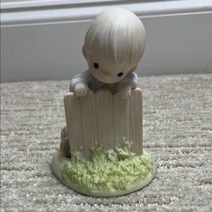 Precious Moments It May Be Greener, But It’s Just As Hard To Cut Figurine 1995